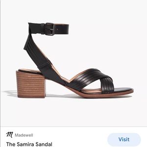 Madewell Samira Muliti-Strapped Heeled Sandals. Worn a few times size 8
